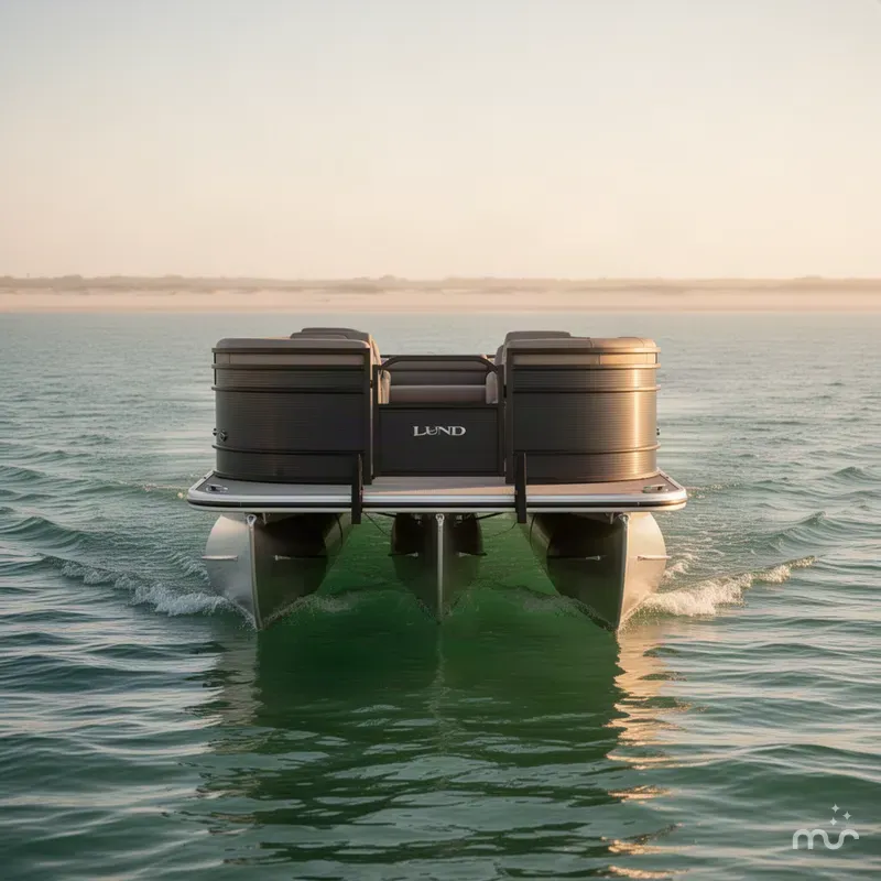 Slide: The Image of Lund LX220 Pontoon Cruise 2017 - 3
