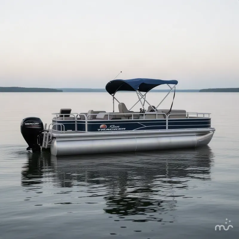 Slide: The Image of Sun Tracker Fishin' Barge 22 DLX 2019 - 0