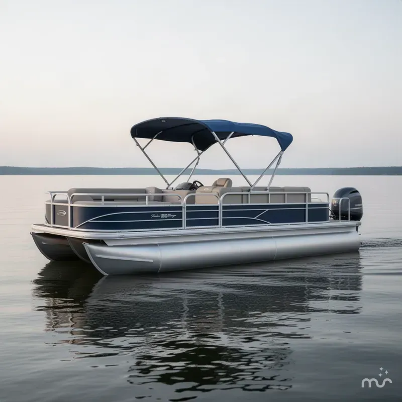 Slide: The Image of Sun Tracker Fishin' Barge 22 DLX 2019 - 1