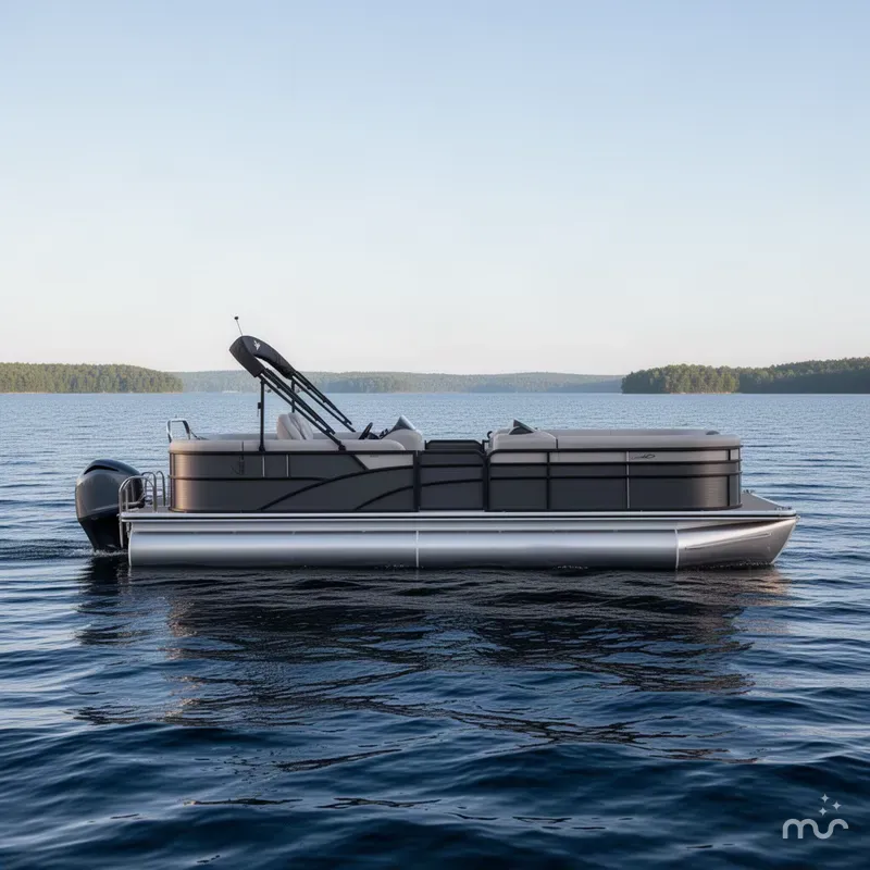 Slide: The Image of Tahoe LTZ 300HP VRB 2385 Swingback Tritoon 2027 - 2