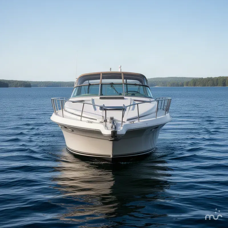 Slide: The Image of Sea Ray 400 Express Cruiser 1994 - 2