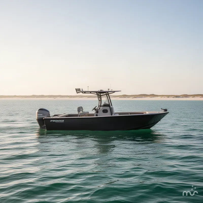 Slide: The Image of Edge Boats Sportsman Series 756DB-LOADED 2027 - 2