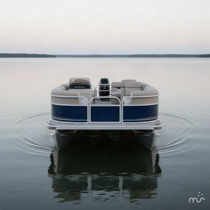 Slide: The Image of Sun Tracker Party Barge 18 DLX 2013 - 1