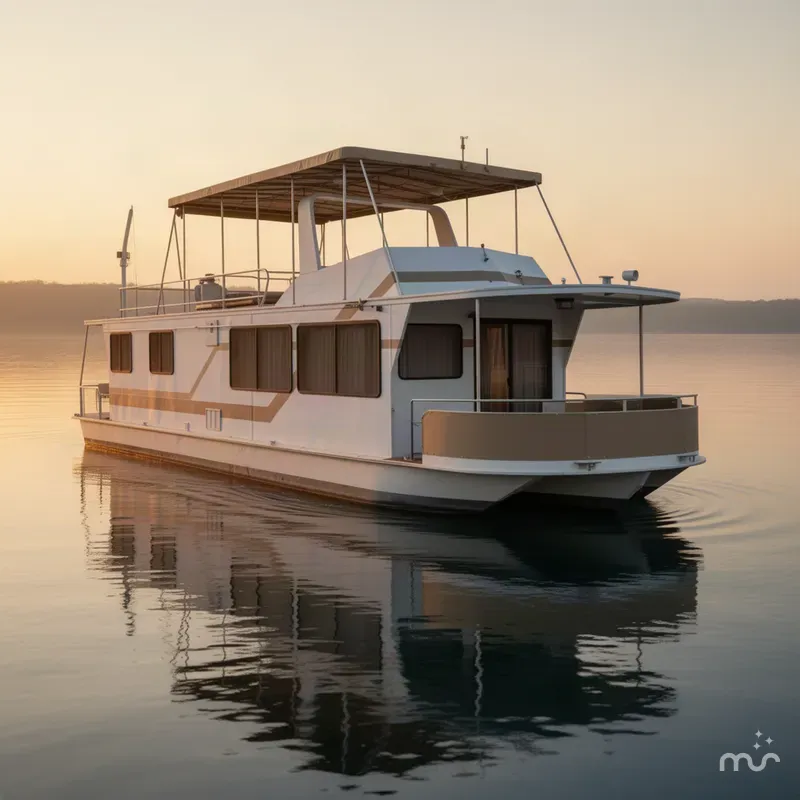 Slide: The Image of Skipperliner 50' Houseboat 1988 - 1