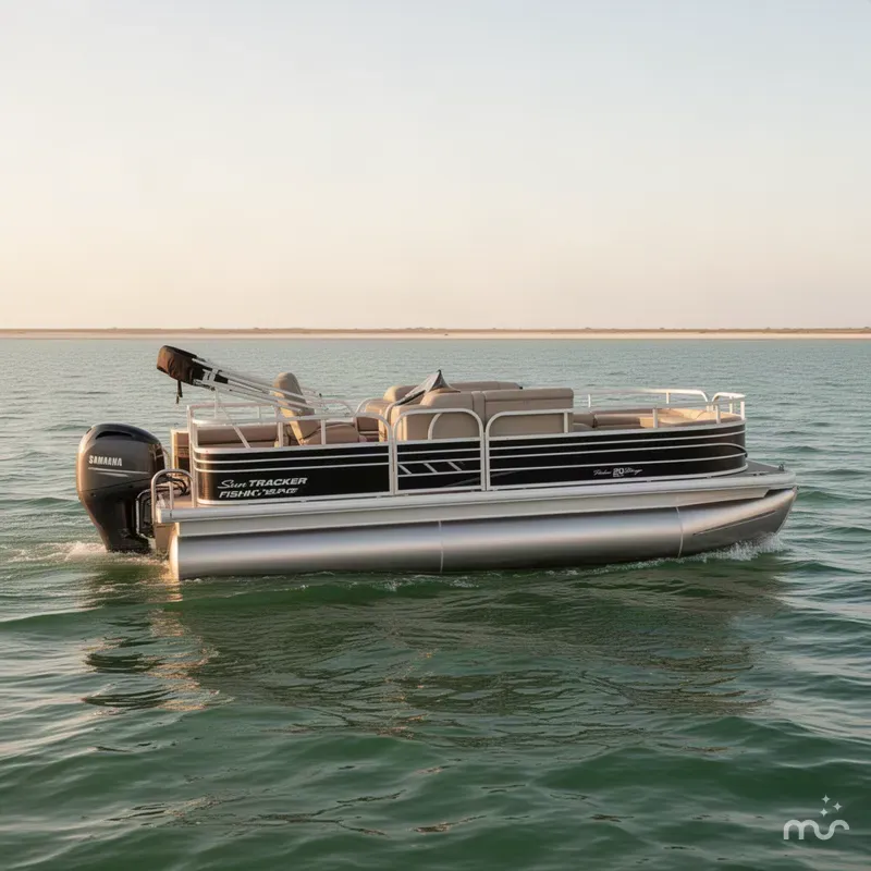Slide: The Image of Sun Tracker Fishin' Barge 20 DLX 2020 - 1