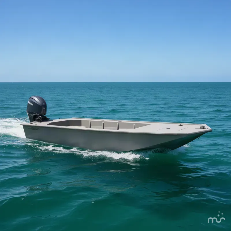 Slide: The Image of High Shoal Boats WOODSMAN 1854-70 YAM-IBEAM TRAILER 2026 - 2