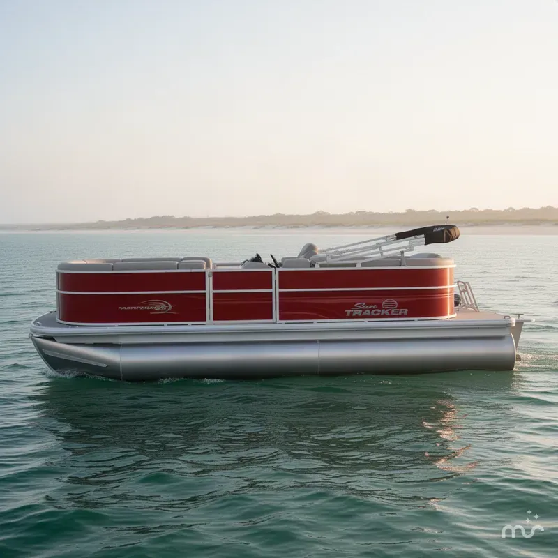 Slide: The Image of Sun Tracker Party Barge 20 DLX 2027 - 1
