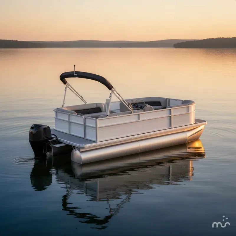 The Image of Sun Tracker Party Barge 16 DLX 2027 - 0
