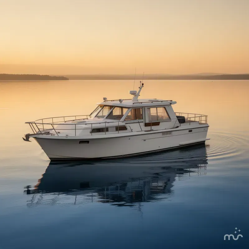 Slide: The Image of Skipper Liner MY490 CABIN CRUISER 1994 - 0