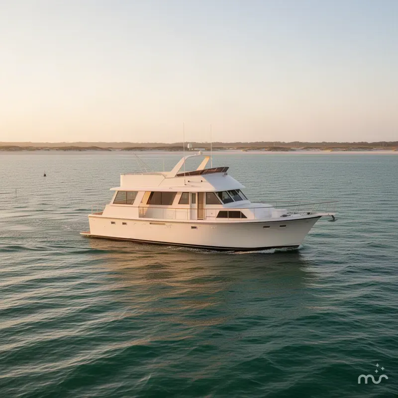 Slide: The Image of Hatteras 61 Cockpit Motor Yacht 1981 - 4
