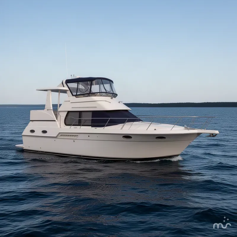 Slide: The Image of Carver Yachts 356 Aft Cabin Motor Yacht 2000 - 0