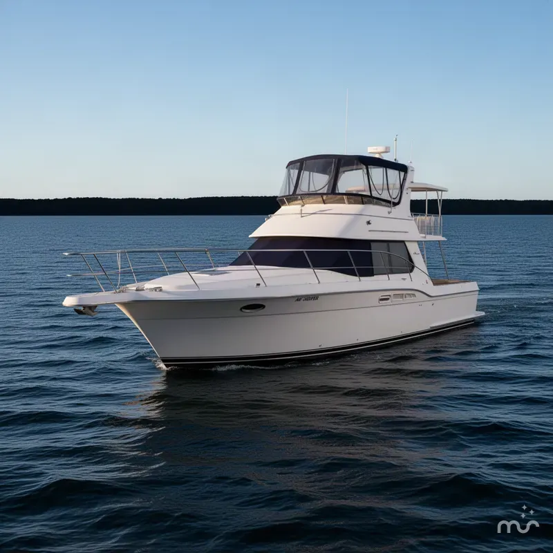 Slide: The Image of Carver Yachts 356 Aft Cabin Motor Yacht 2000 - 1