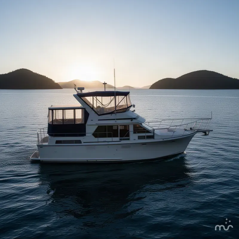 Slide: The Image of Tollycraft 44 Cockpit Motor Yacht 1988 - 0