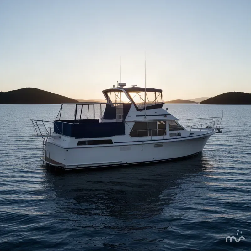 Slide: The Image of Tollycraft 44 Cockpit Motor Yacht 1988 - 1
