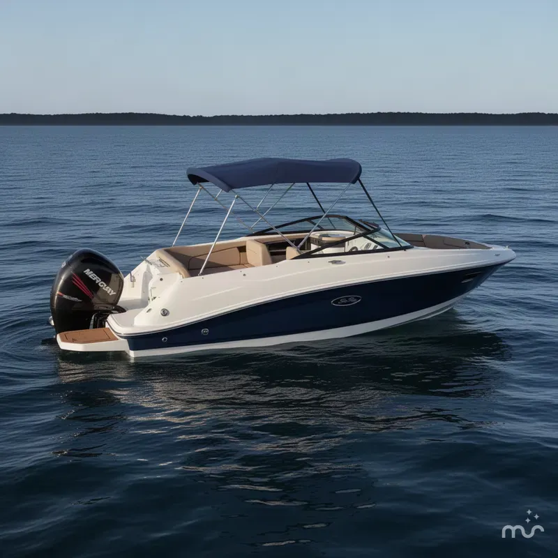 Slide: The Image of Sea Ray SDX 240 Outboard 2017 - 0