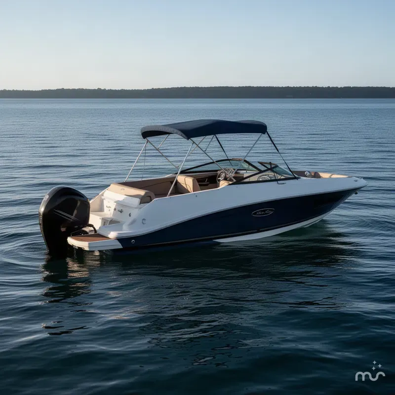 Slide: The Image of Sea Ray SDX 240 Outboard 2017 - 2