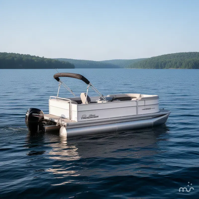 The Image of Sun Tracker Party Barge 16 DLX 2027 - 0