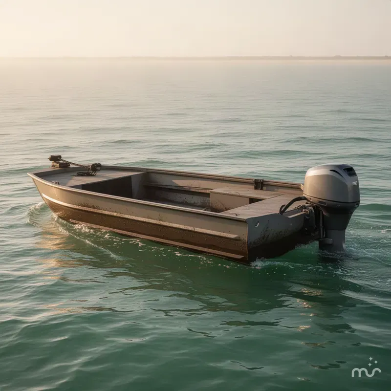 Slide: The Image of Excel Shallow Water F4 1854-MUD BUDDY 5400-GALV TRAILRT 2027 - 2