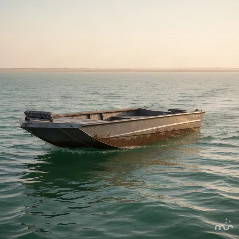 Slide: The Image of Excel Shallow Water F4 1854-MUD BUDDY 5400-GALV TRAILRT 2027 - 2