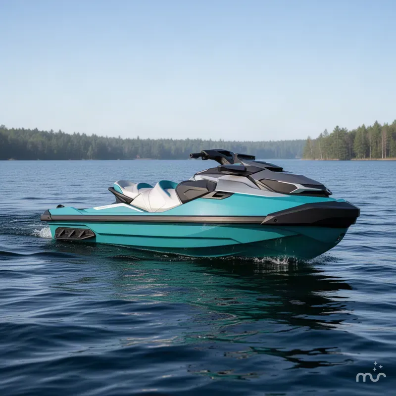 The Image of Sea-Doo GTX Limited 325 Teal Metallic 2025 - 0