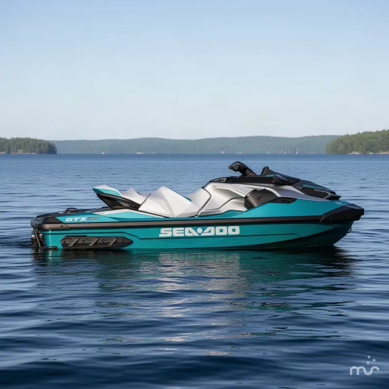 Slide: The Image of Sea-Doo GTX Limited 325 Teal Metallic 2025 - 2