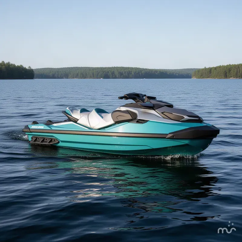 The Image of Sea-Doo GTX Limited 325 Teal Metallic 2026 - 0
