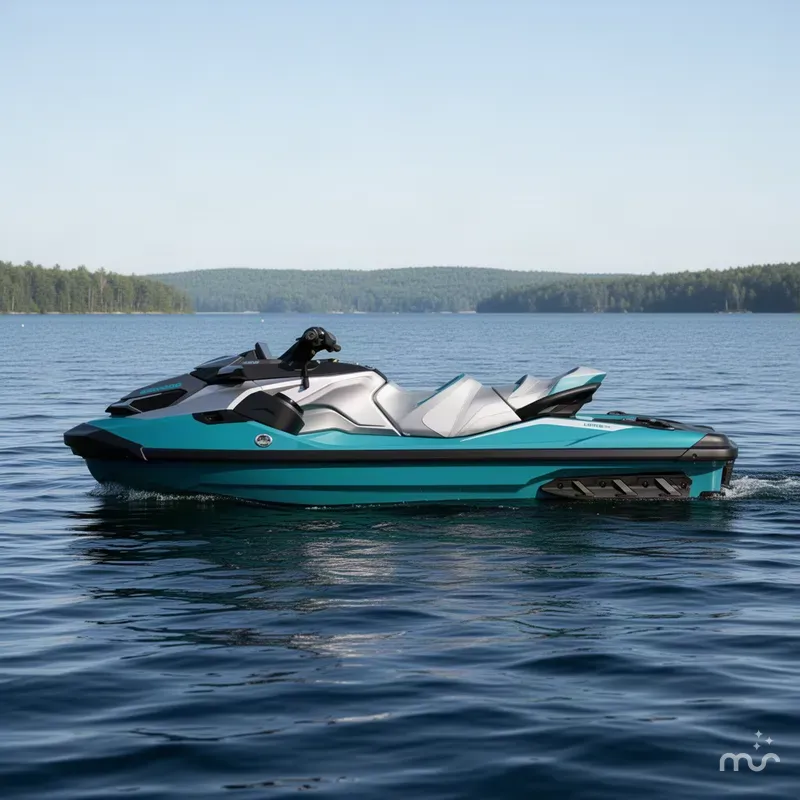 Slide: The Image of Sea-Doo GTX Limited 325 Teal Metallic 2026 - 1