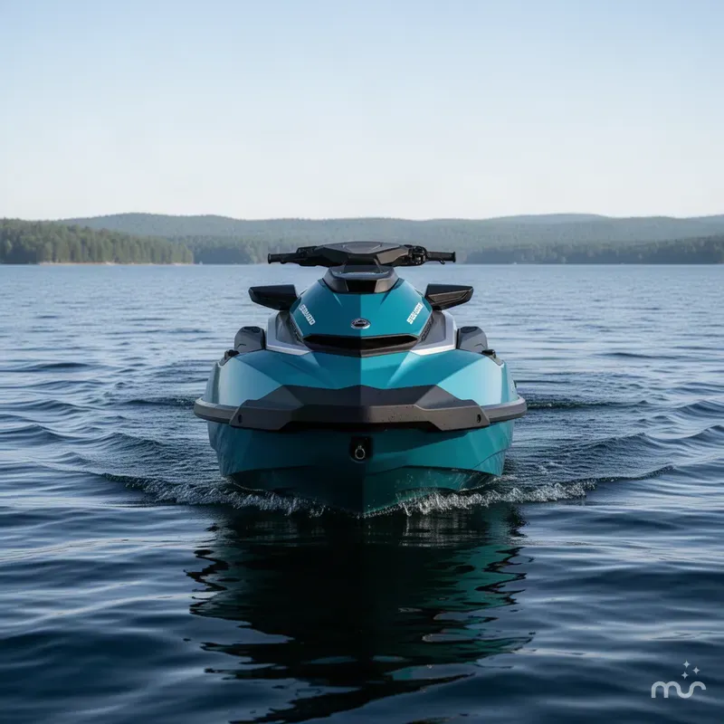 Slide: The Image of Sea-Doo GTX Limited 325 Teal Metallic 2026 - 2