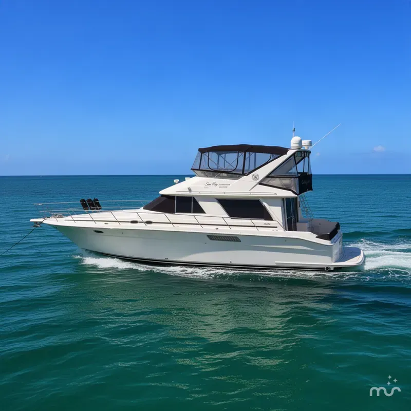 Slide: The Image of Sea Ray 500 Sedan Bridge 1996 - 2