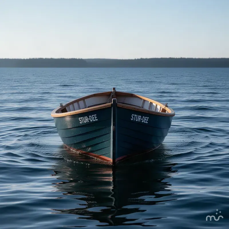 Slide: The Image of Stur-Dee Amesbury Dory - 14' 1986 - 1