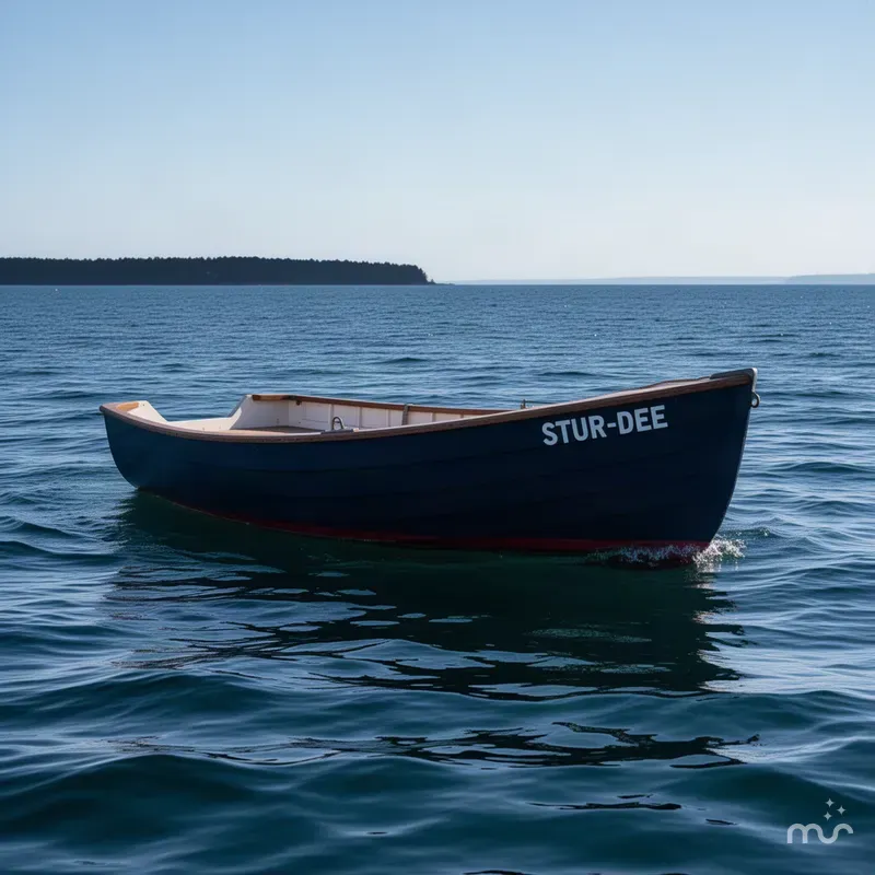 Slide: The Image of Stur-Dee Amesbury Dory - 14' 1986 - 2