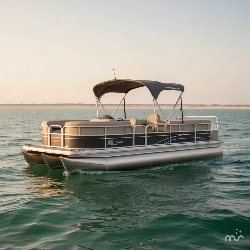 The Image of Sun Tracker Party Barge 20 DLX 2019 - 0