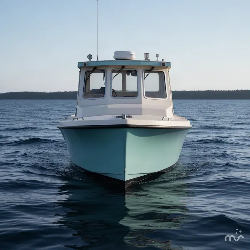 Slide: The Image of Rosborough 22 SEA SKIFF WHEELHOUSE 1996 - 2