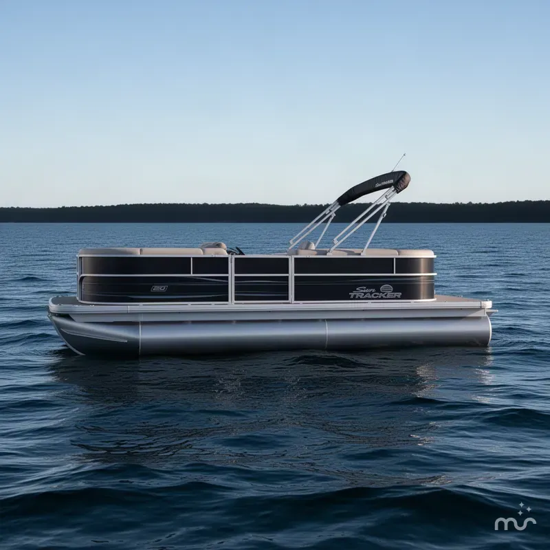 Slide: The Image of Sun Tracker Party Barge 20 DLX 2026 - 1