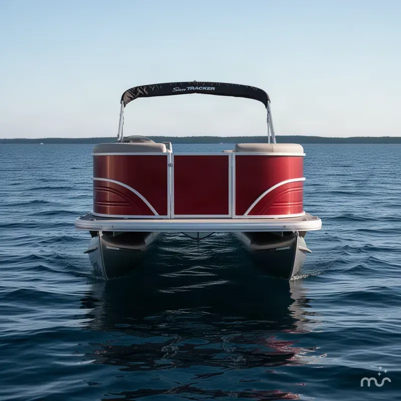 Slide: The Image of Sun Tracker Party Barge 20 DLX 2027 - 3