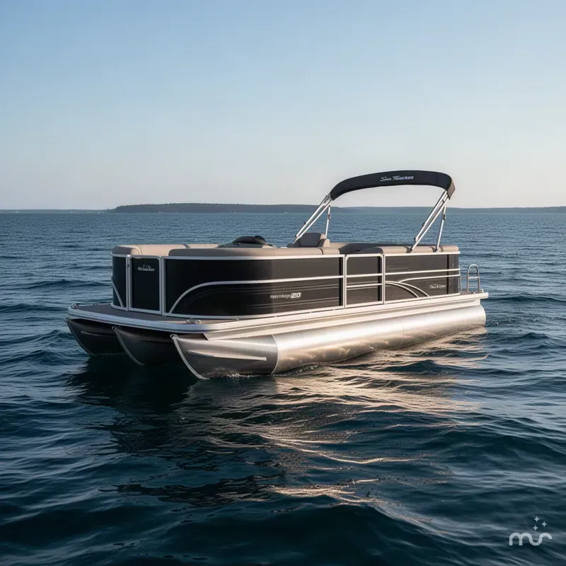 Slide: The Image of Sun Tracker Party Barge 20 DLX 2027 - 1