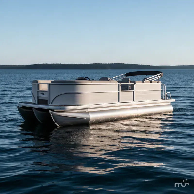 Slide: The Image of Sun Tracker Party Barge 20 DLX 2027 - 2