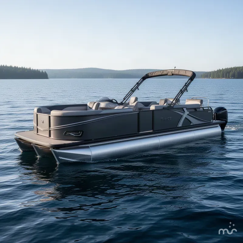 The Image of Tahoe LTZ 300HP QLS 2585 Tritoon $71995 2027 - 0