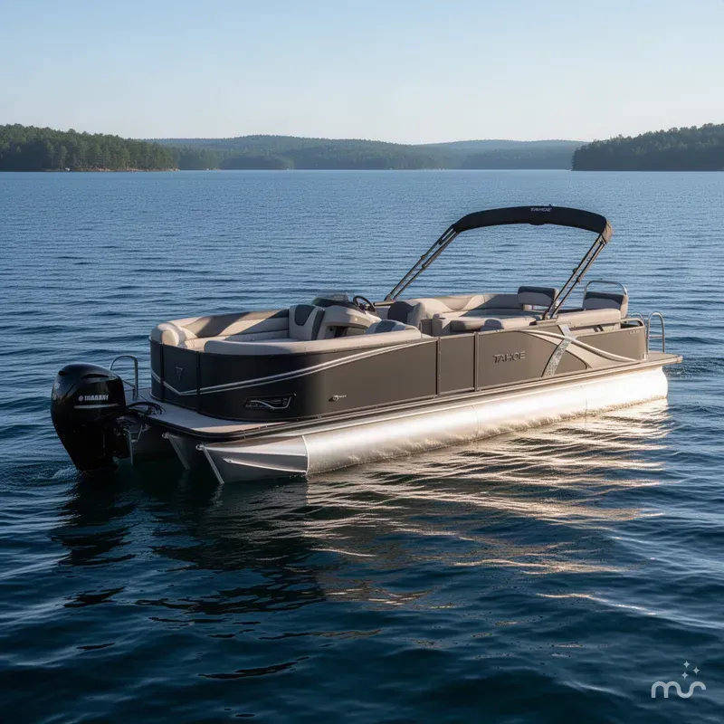 Slide: The Image of Tahoe LTZ 300HP QLS 2585 Tritoon $71995 2027 - 2