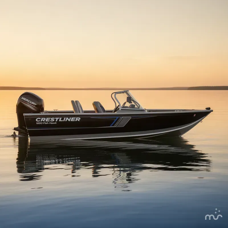 Slide: The Image of Crestliner 1850 Fish Hawk 2016 - 0