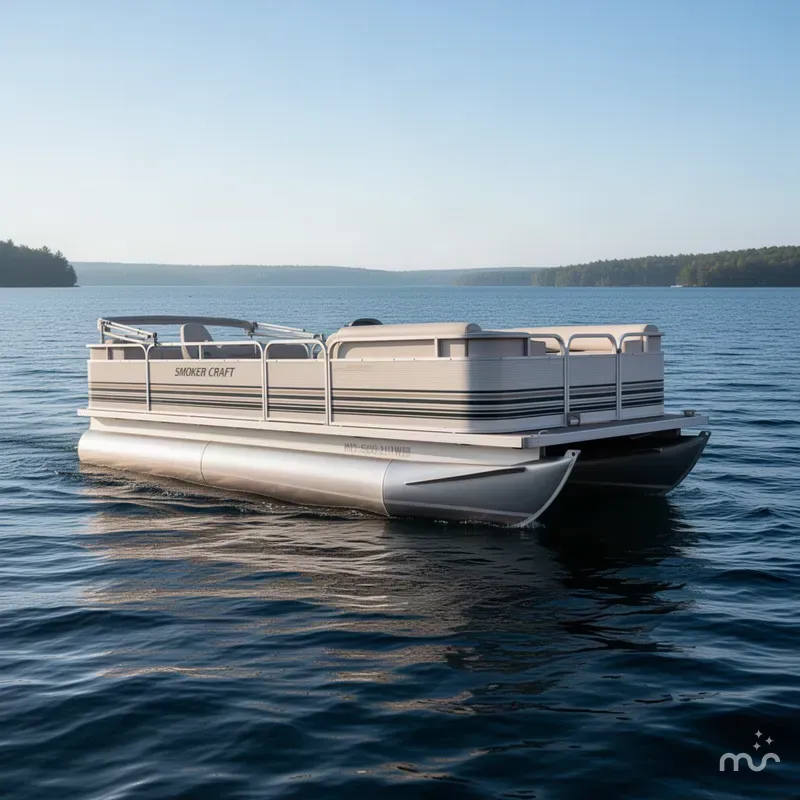 Slide: The Image of Smoker Craft 820 Sunsport Cruise 1999 - 1
