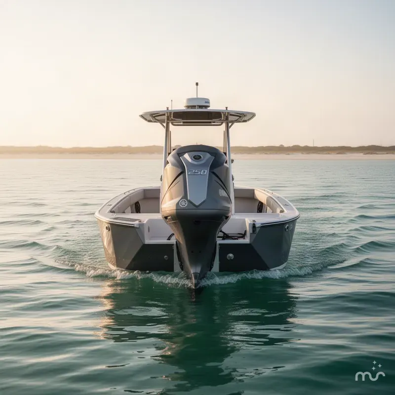 Slide: The Image of Excel Bay Pro 230 Elite - 250 HP Yamaha SHO 2027 - 2