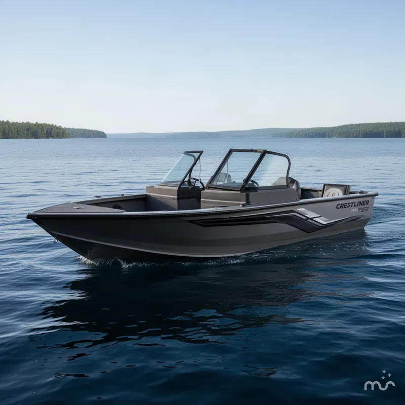 Slide: The Image of Crestliner 1850 FISH HAWK WT JUMPSEAT 2027 - 1