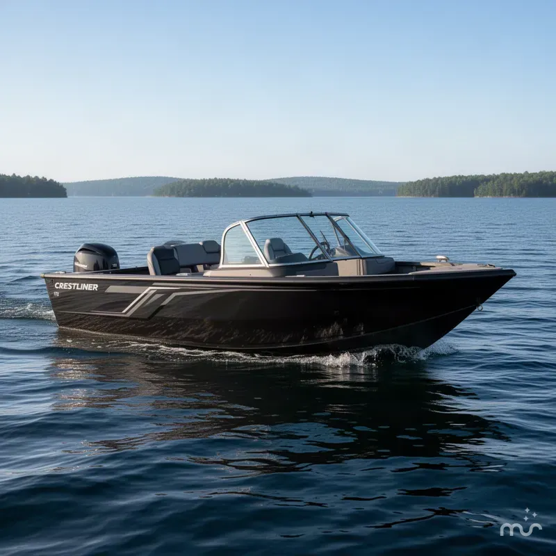 The Image of Crestliner 1750 HAWK SC JUMPSEAT 2027 - 0