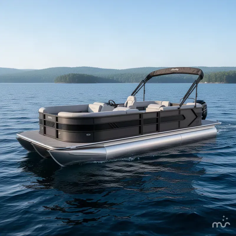 The Image of Bentley Pontoons Bolt 150HP 223 Tritoon $47995 2027 - 0