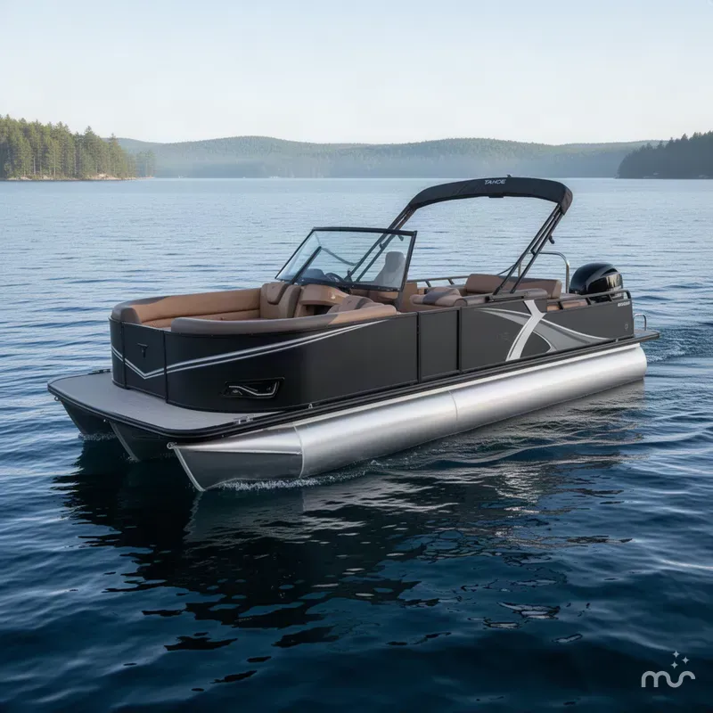 The Image of Tahoe LTZ 2385 Swingback (VRB) Windshield Tritoon & 300HP 2027 - 0
