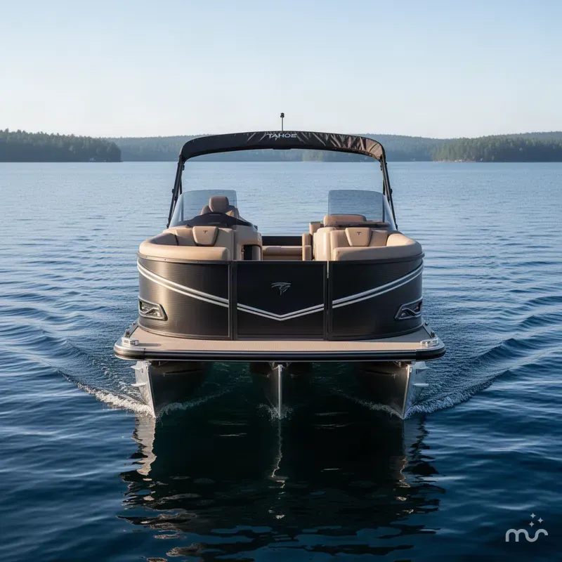 Slide: The Image of Tahoe LTZ 2385 Swingback (VRB) Windshield Tritoon & 300HP 2027 - 1