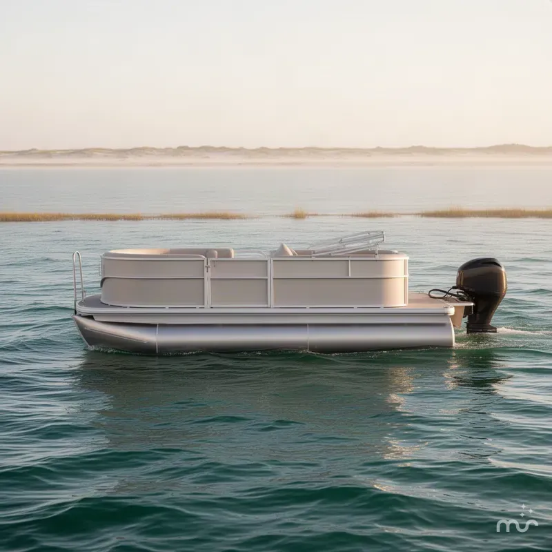 Slide: The Image of Sun Tracker Party Barge 16 DLX 2027 - 2
