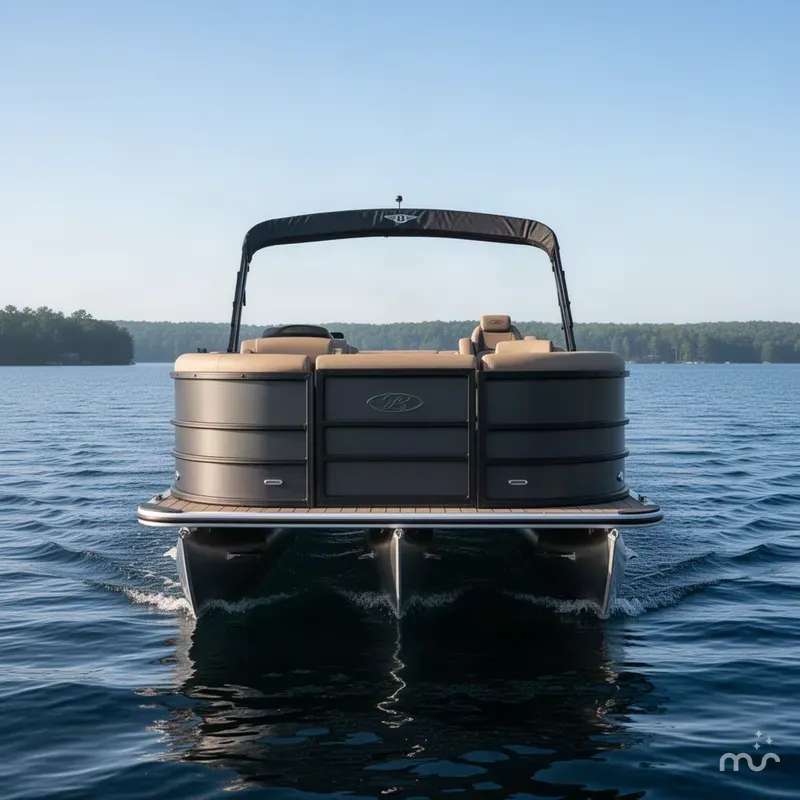 Slide: The Image of Bentley Pontoons Legacy 223 Swingback 2027 - 1