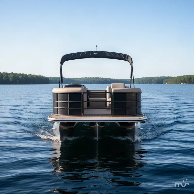 Slide: The Image of Bentley Pontoons Legacy 223 Swingback 2027 - 2